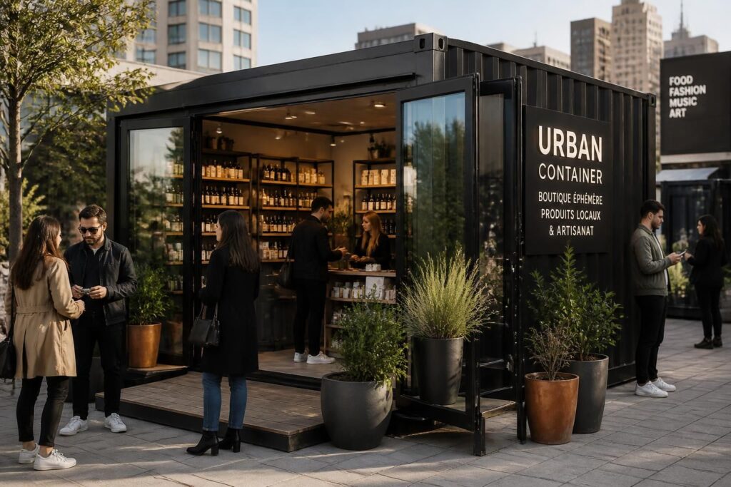 découvrez comment un container magasin offre une solution modulable et flexible pour optimiser et dynamiser votre espace commercial, tout en s'adaptant facilement à vos besoins.