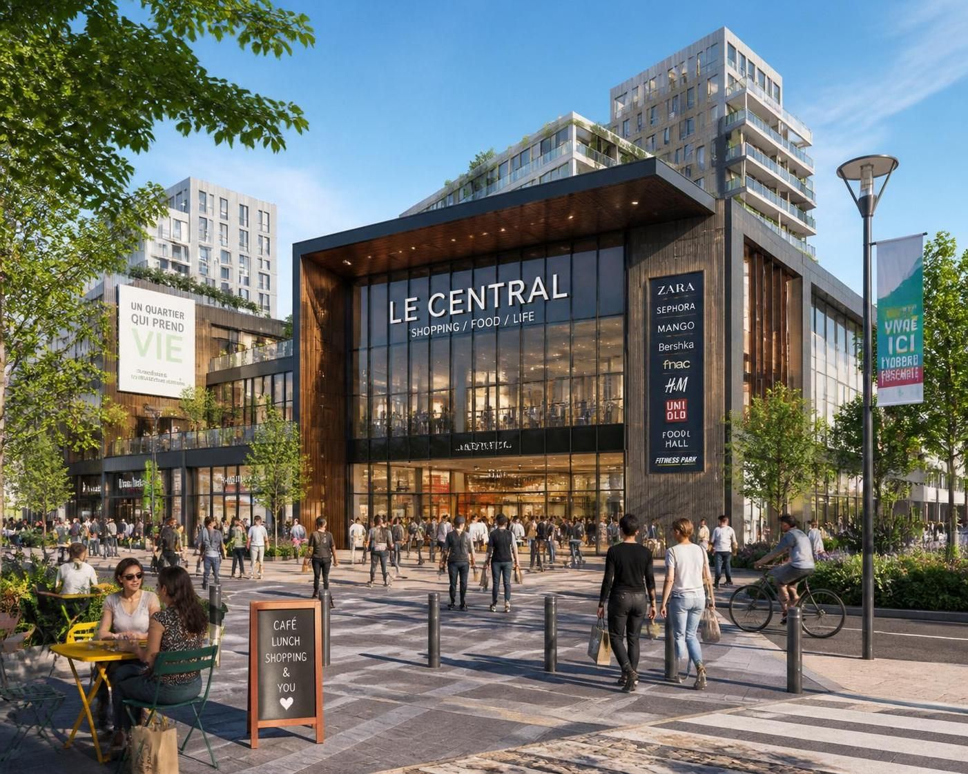 découvrez dome villebon, un centre commercial modernisé pour revitaliser et dynamiser le quartier avec de nouvelles boutiques, espaces conviviaux et animations.