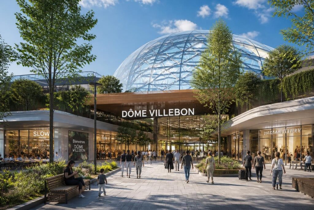 découvrez dome villebon, un centre commercial entièrement repensé pour insuffler dynamisme et modernité au cœur du quartier.