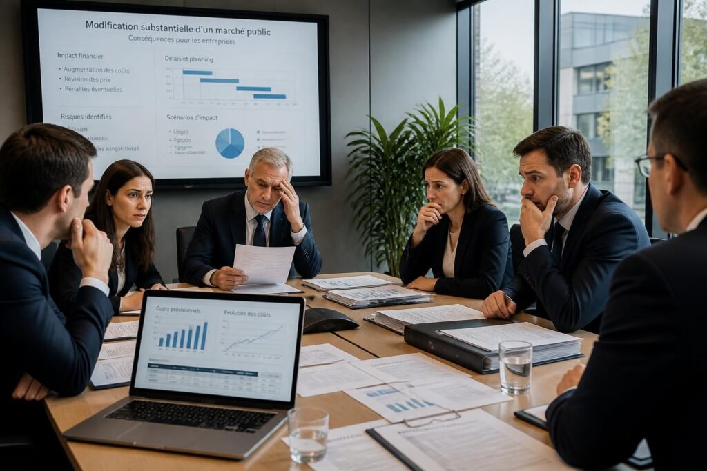 découvrez les impacts des modifications substantielles d’un marché public sur les entreprises et comment s’adapter efficacement à ces changements.