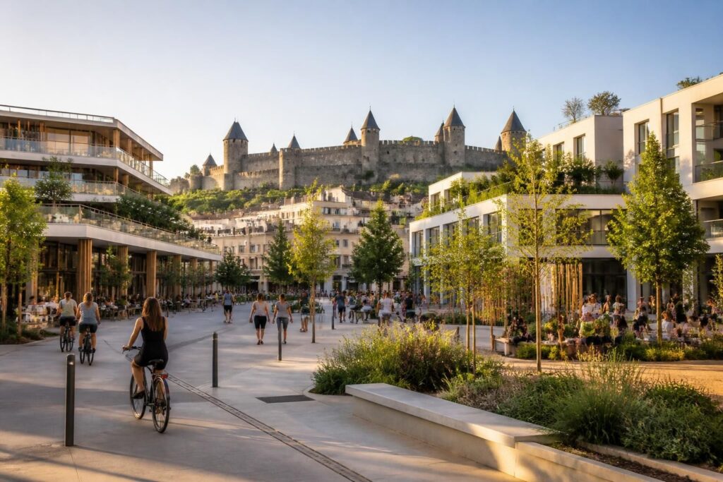 découvrez les projets d'urbanisme à carcassonne qui réinventent la ville, entre modernité et préservation du patrimoine.