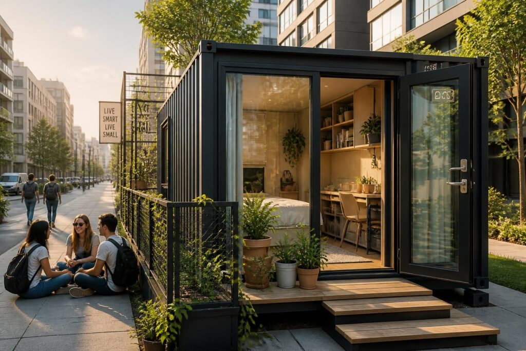 découvrez comment le conteneur étudiant offre une solution économique et ingénieuse pour un logement urbain, alliant confort et praticité en ville.