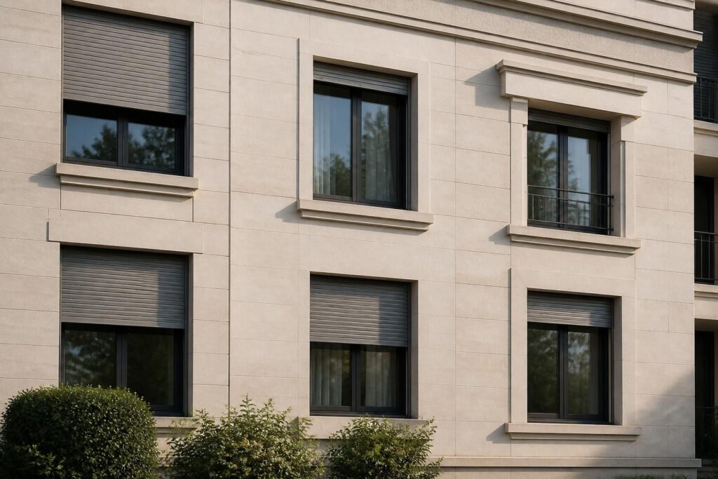 découvrez les solutions adaptées de demi-linteaux et volets roulants pour améliorer l'esthétique et la fonctionnalité de votre façade.